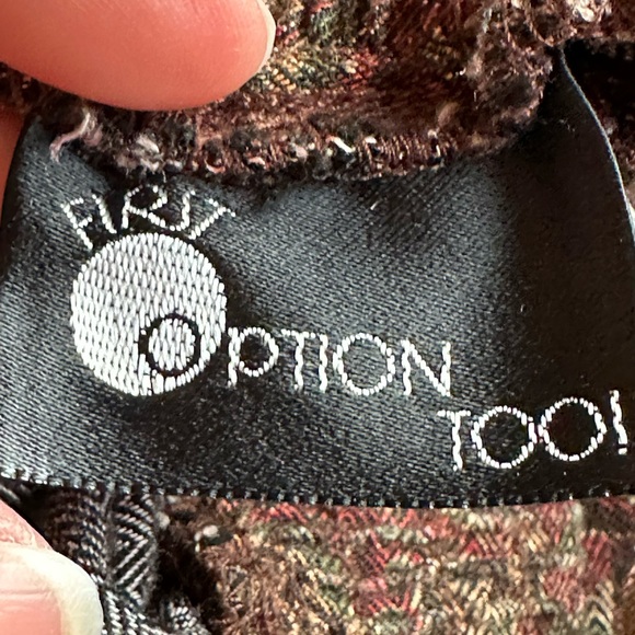 First Option Too Vintage Paisley Design Pleaded Sz XL Elastic Waist Runs… - Picture 8 of 11